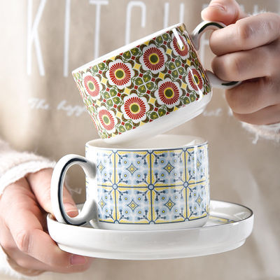 Custom Printed Tea Cups And Saucers Drinkware Type Cups Saucers For Business Gifts