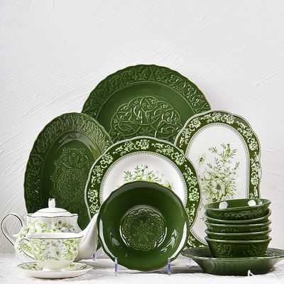 Ceramic Dinnerware Set For 6 30 Pieces Stoneware Tableware Porcelain Dinner Set