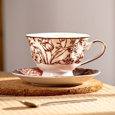 Sustainable Ceramic Tea Cup Set For Elegant Cappuccino Cups And Porcelain Mug