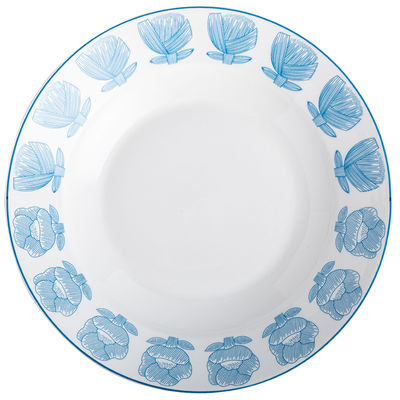 White Blue Porcelain Dinner Sets Nordic Design Style Dinnerware Type Dinnerware Sets