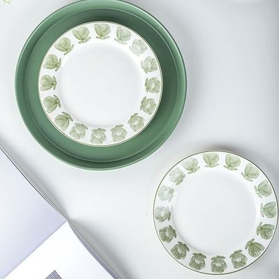 White Blue Porcelain Dinner Sets Nordic Design Style Dinnerware Type Dinnerware Sets