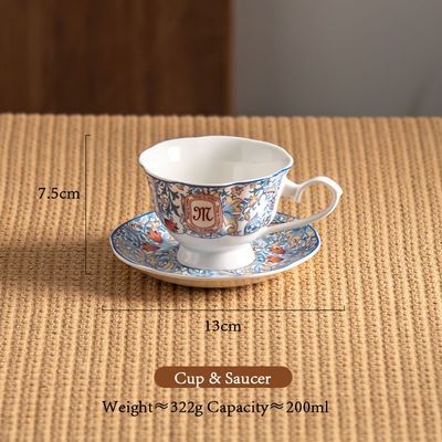 Europe Design Ceramic Cappuccino Cup And Saucer Set For Europe Market