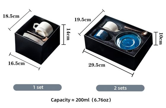Porcelain Coffee Cup And Saucer Ceramic Tea Cup Gift Box For Father'S Day 2024 Dad Mug